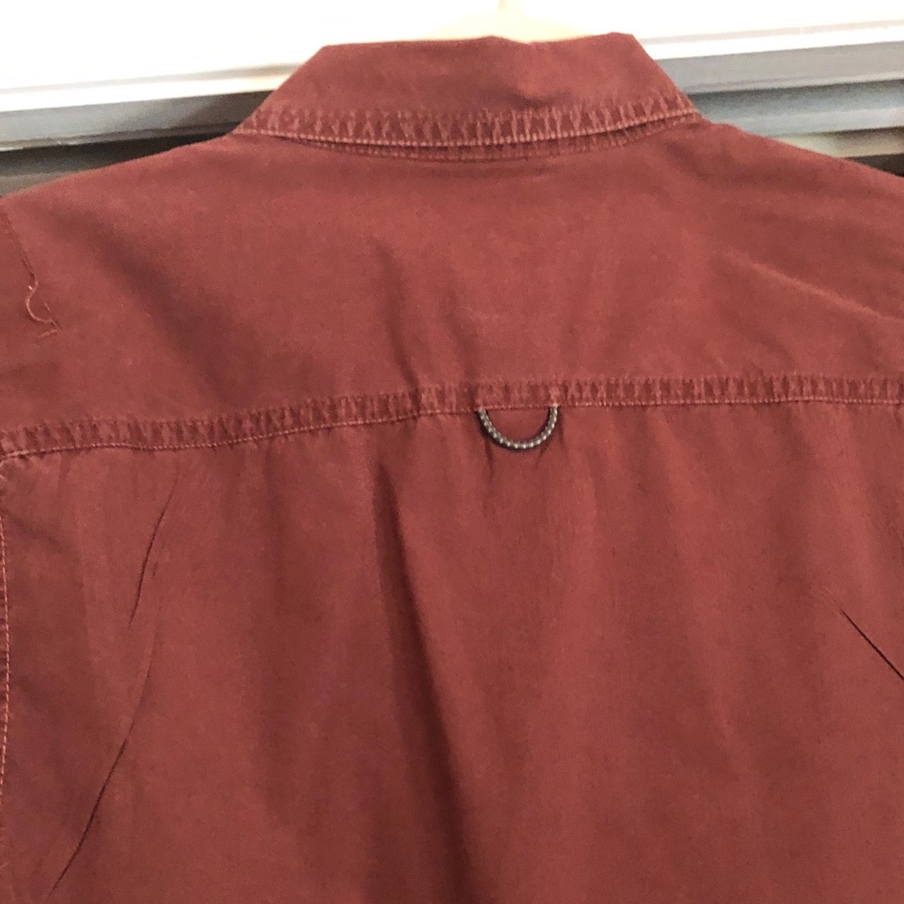 Columbia Men's Rust Button-Down Shirt - Picture 7 of 7